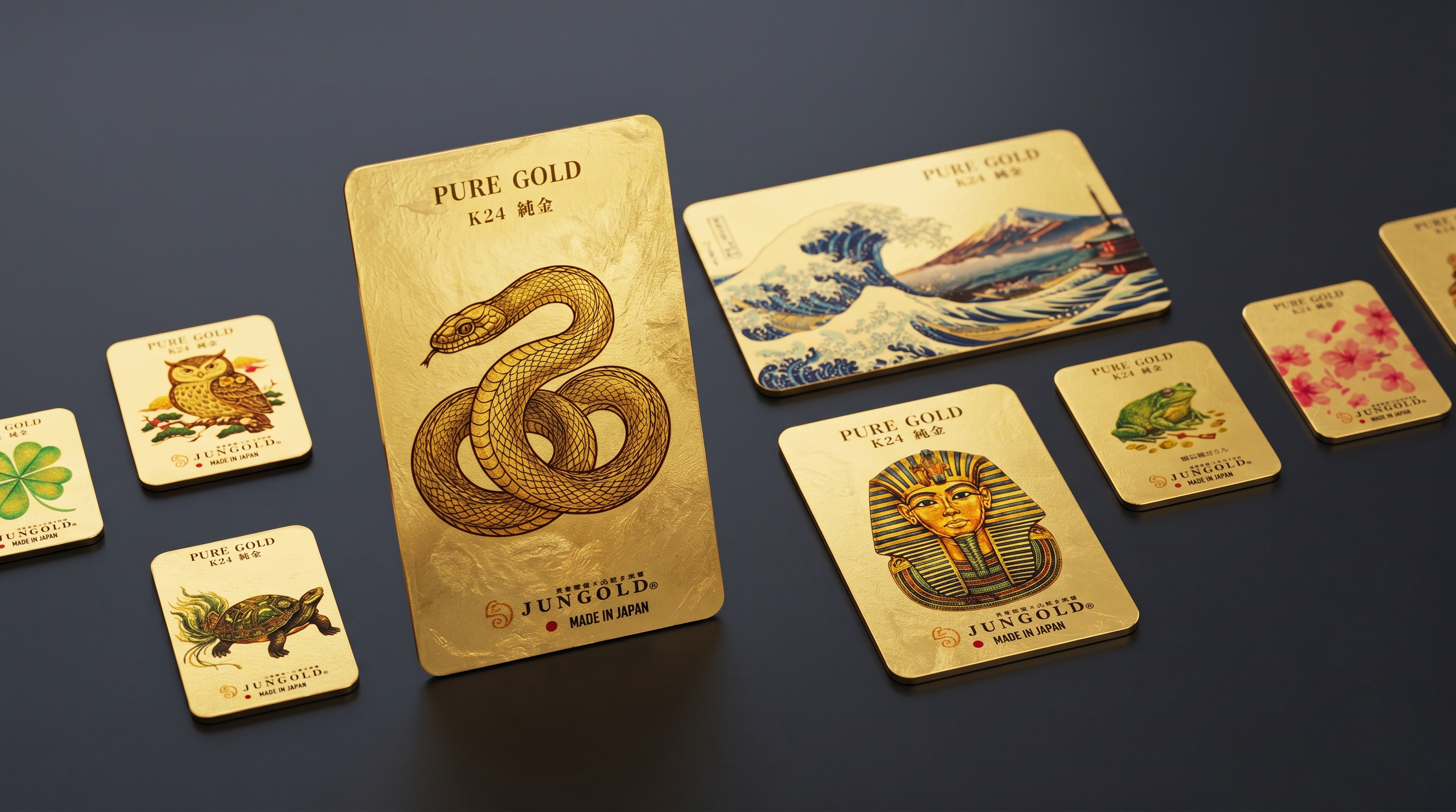 JUNGOLD純金カード ラインナップ